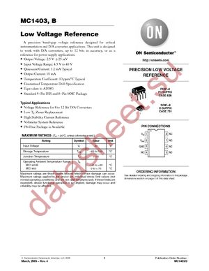 MC1403DG datasheet  